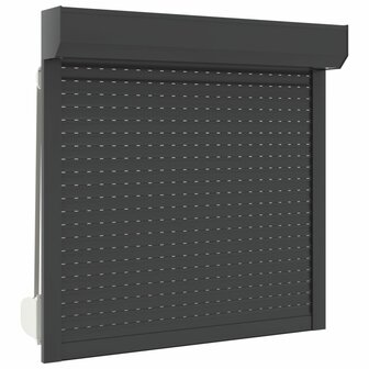Rolluik 100x100 cm aluminium antracietkleurig 2