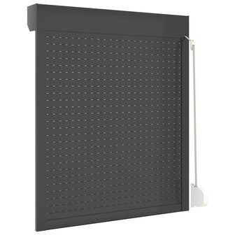 Rolluik 100x120 cm aluminium antracietkleurig 5