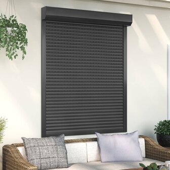 Rolluik 120x150 cm aluminium antracietkleurig 1