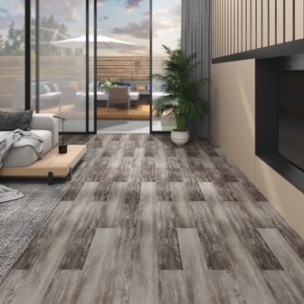 Vloerplanken zelfklevend 5,02 m&sup2; 2 mm PVC mat houtbruin 1