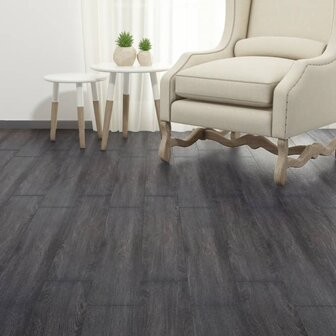 Vloerplanken zelfklevend 5,02 m&sup2; 2 mm PVC zwart en wit 4