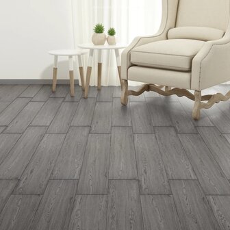 Vloerplanken zelfklevend 5,02 m&sup2; 2 mm PVC donkergrijs 4