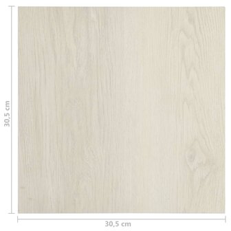 Vloerplanken zelfklevend 55 st 5,11 m&sup2; PVC beige 11