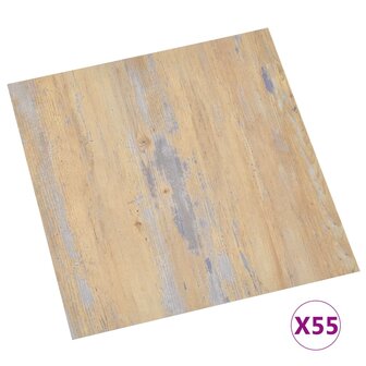 Vloerplanken zelfklevend 55 st 5,11 m&sup2; PVC bruin 2