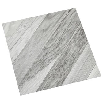 Vloerplanken zelfklevend 55 st 5,11 m&sup2; PVC gestreept grijs 5