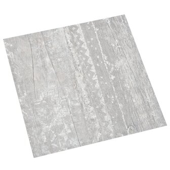 Vloerplanken 20 st zelfklevend 1,86 m&sup2; PVC grijs 3