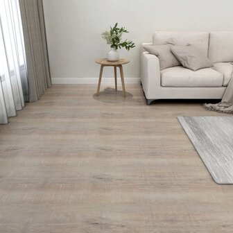 Vloerplanken 20 st zelfklevend 1,86 m&sup2; PVC taupe 1