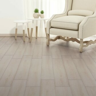 Vloerplanken zelfklevend 5,21 m&sup2; 2 mm PVC klassiek wit eiken 1