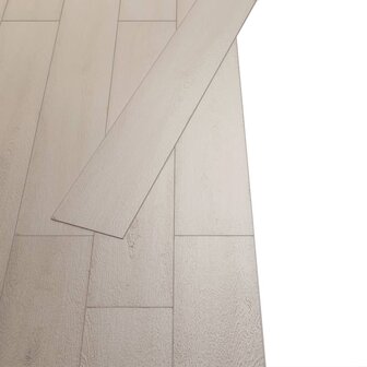 Vloerplanken zelfklevend 5,21 m&sup2; 2 mm PVC klassiek wit eiken 6