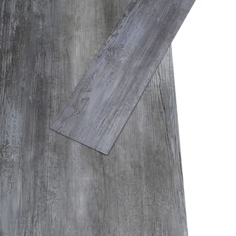 Vloerplanken zelfklevend 5,21 m&sup2; 2 mm PVC glanzend grijs 3