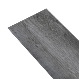 Vloerplanken zelfklevend 5,21 m&sup2; 2 mm PVC glanzend grijs 4
