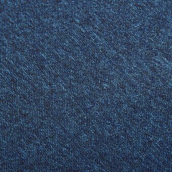 Tapijttegels 20 st 5 m&sup2; 50x50 cm donkerblauw 7