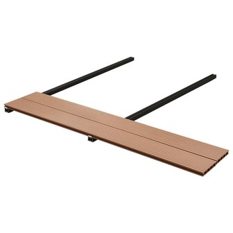 Terrasplanken HKC met accessoires 30 m&sup2; 4 m bruin 3