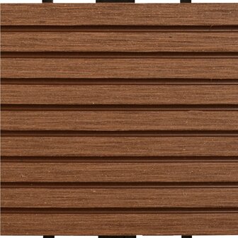 22 st Terrastegels 30x30 cm 2 m&sup2; HKC bruin 4
