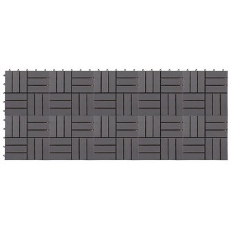 Terrastegels 10 st 30x30 cm massief acaciahout greywash 2