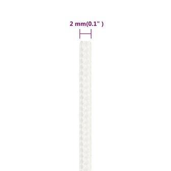 Boottouw 2 mm 25 m polypropyleen volwit 6