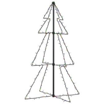 Kegelkerstboom 160 LED&amp;apos;s binnen en buiten 78x120 cm 2