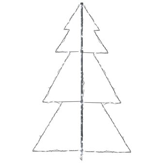 Kegelkerstboom 200 LED&amp;apos;s binnen en buiten 98x150 cm 6