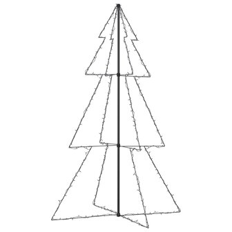 Kegelkerstboom 240 LED&amp;apos;s binnen en buiten 118x150 cm 5