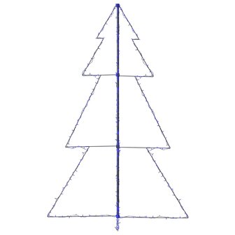 Kegelkerstboom 240 LED&amp;apos;s binnen en buiten 118x150 cm 6