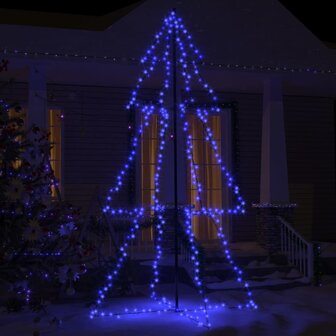 Kegelkerstboom 300 LED&amp;apos;s binnen en buiten 120x220 cm 1