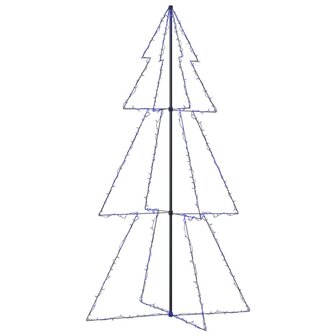 Kegelkerstboom 300 LED&amp;apos;s binnen en buiten 120x220 cm 2