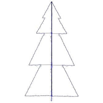 Kegelkerstboom 300 LED&amp;apos;s binnen en buiten 120x220 cm 5