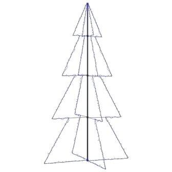 Kegelkerstboom 360 LED&amp;apos;s binnen en buiten 143x250 cm 2