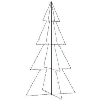 Kegelkerstboom 360 LED&amp;apos;s binnen en buiten 143x250 cm 4