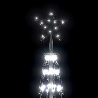 Kegelkerstboom 752 koudwitte LED&amp;apos;s 160x500 cm 4