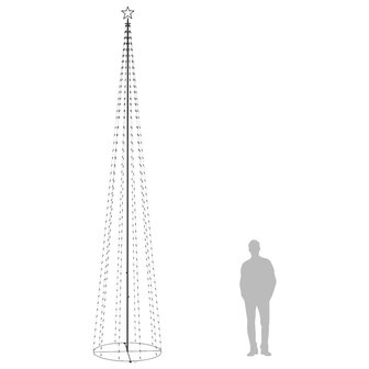 Kegelkerstboom 752 koudwitte LED&amp;apos;s 160x500 cm 7