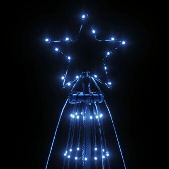 Kerstboom met grondpin 1134 LED&amp;apos;s blauw 800 cm 5