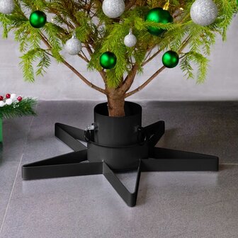 Kerstboomstandaard 47x47x13,5 cm zwart 1
