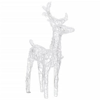 Kerstrendieren 4 st 160 LED&amp;apos;s acryl koudwit 4