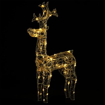 Kerstversiering rendier 3 st 60x16x100 cm acryl 8