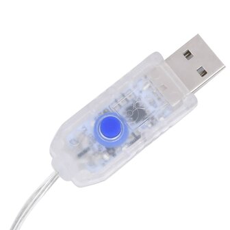 Kerstversiering rendieren en slee 160 LED&amp;apos;s 130 cm acryl 6