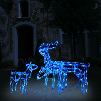 3-delige Kerstverlichting rendieren 229 LED&amp;apos;s 1