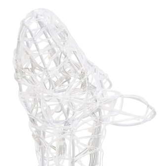 Kerstversiering rendierfamilie 160 LED meerkleurig acryl 6