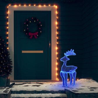 Kerstversiering rendier met mesh 306 LED&amp;apos;s 60x24x89 cm 1