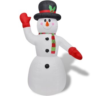 Opblaasbare sneeuwpop 240 cm 1