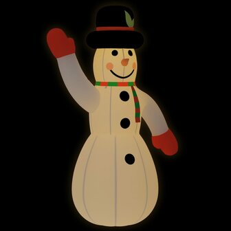 Sneeuwpop met LED&amp;apos;s opblaasbaar 1000 cm 2