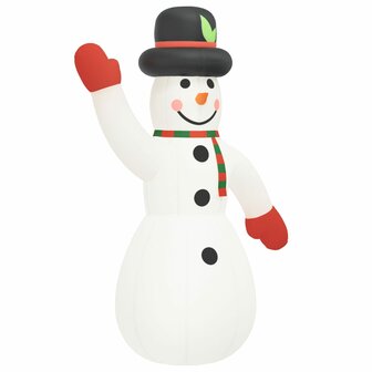 Sneeuwpop met LED&amp;apos;s opblaasbaar 1000 cm 3