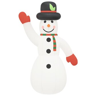 Sneeuwpop met LED&amp;apos;s opblaasbaar 1000 cm 4