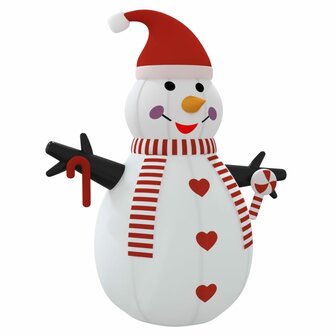 Sneeuwpop opblaasbaar met LED&amp;apos;s 460 cm 3
