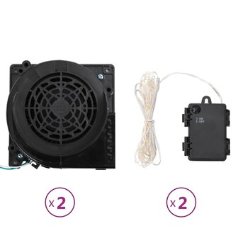 Sneeuwpopfamilie opblaasbaar met LED&amp;apos;s 500 cm 9
