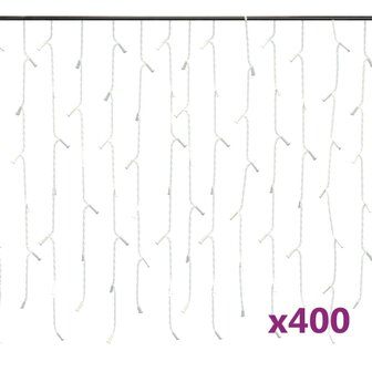 Lichtgordijn met 400 LED&amp;apos;s en 8 functies 10 m meerkleurig 2