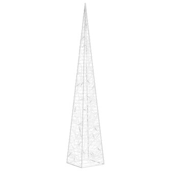 Lichtkegel decoratief LED 60 cm acryl koudwit 3