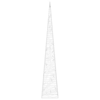 Lichtkegel decoratief LED 60 cm acryl koudwit 5