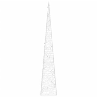 Lichtkegel decoratief LED 60 cm acryl koudwit 6