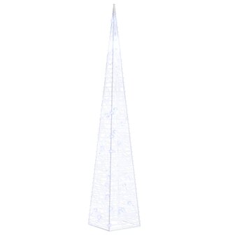 Lichtkegel decoratief LED 60 cm acryl blauw 2